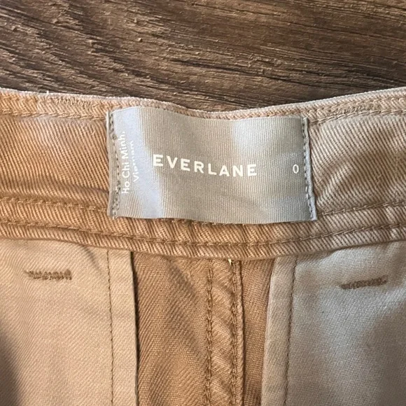 Everlane women's The Chino in Buttersoft Straight-Leg 100% Tencel - SIZE 0 - Picture 6 of 8